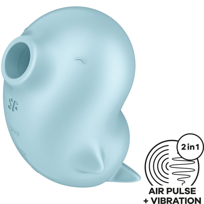 Satisfyer Sassy Seal stimulator en vibrator blauw