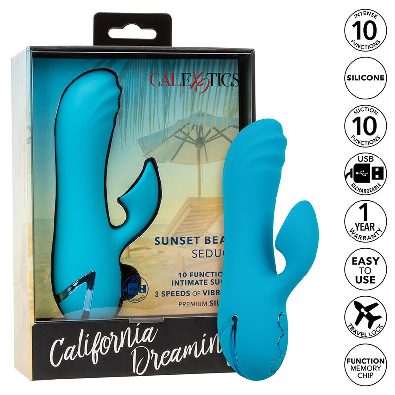 CalExotics Sunset Beach Seducer vibrator en stimulator