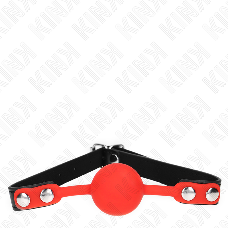 KINK rode siliconen ball gag