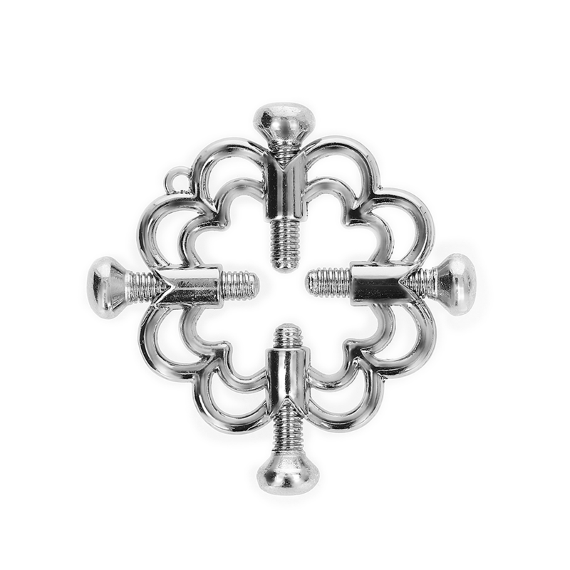 KINK metalen tepelklemmen met bloem