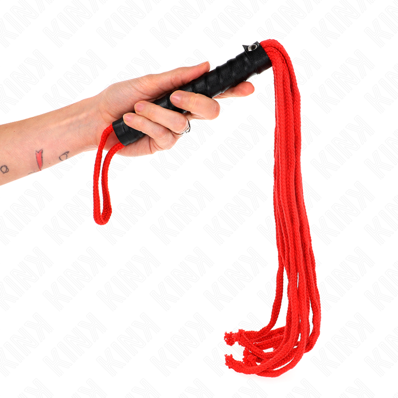 KINK Rojo rope whip 56 cm