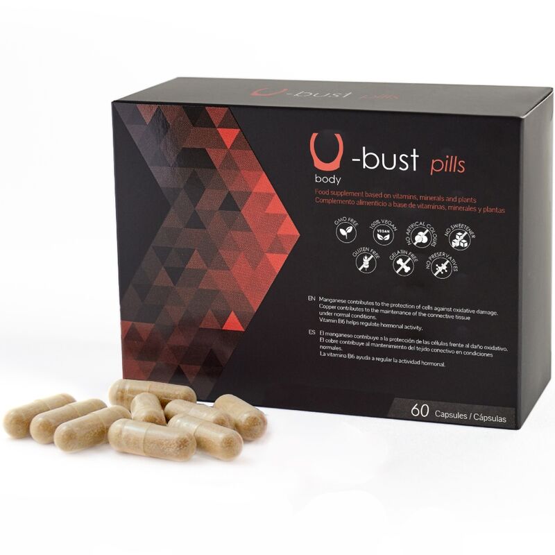 500COSMETICS U-Bust capsules, 60 stuks