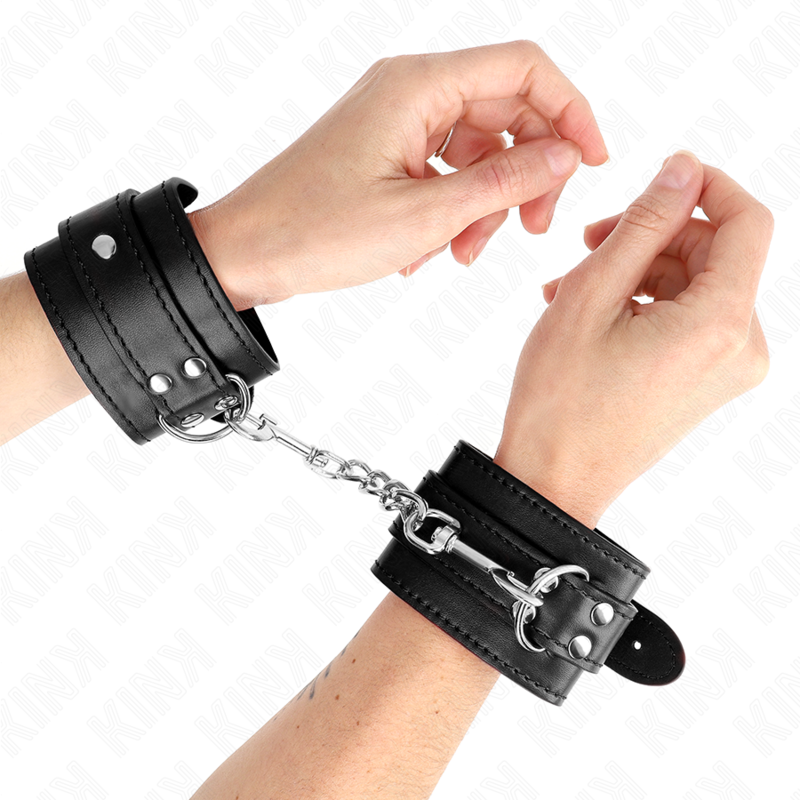 KINK verstelbare polsboeien, zwart