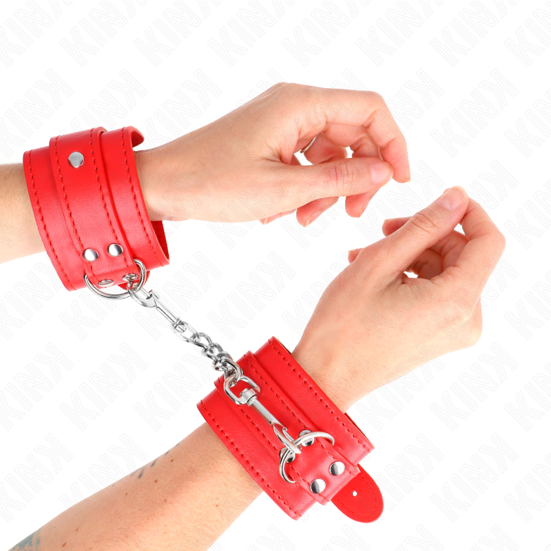 KINK verstelbare polsboeien rood