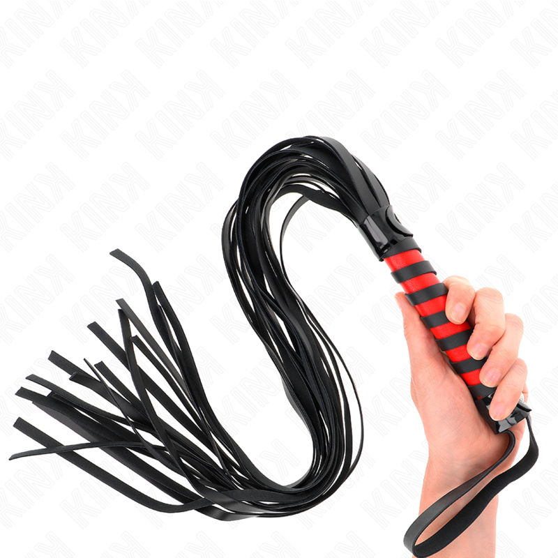KINK gestreepte lange zweep, 70 cm
