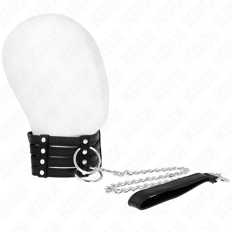 KINK halsband met riem