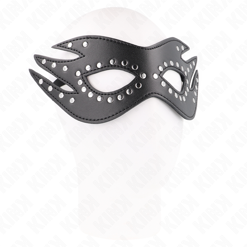KINK masker van leatherette met studs, model 3