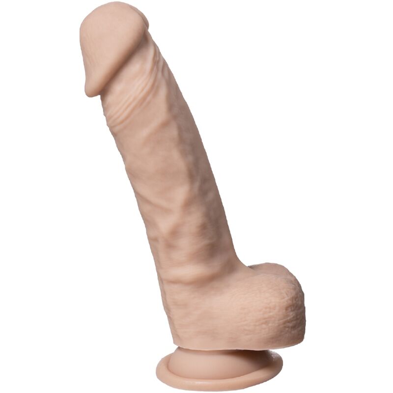 Realistische dildo van zacht premium siliconen met zuignap, 21 cm SILEXD