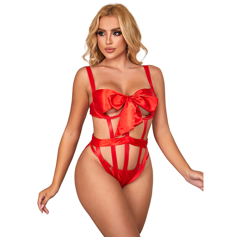 Subblime lingeriebody, rood, L/XL