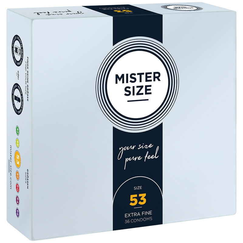 MISTER SIZE condooms maat M, 53 mm, 36 stuks