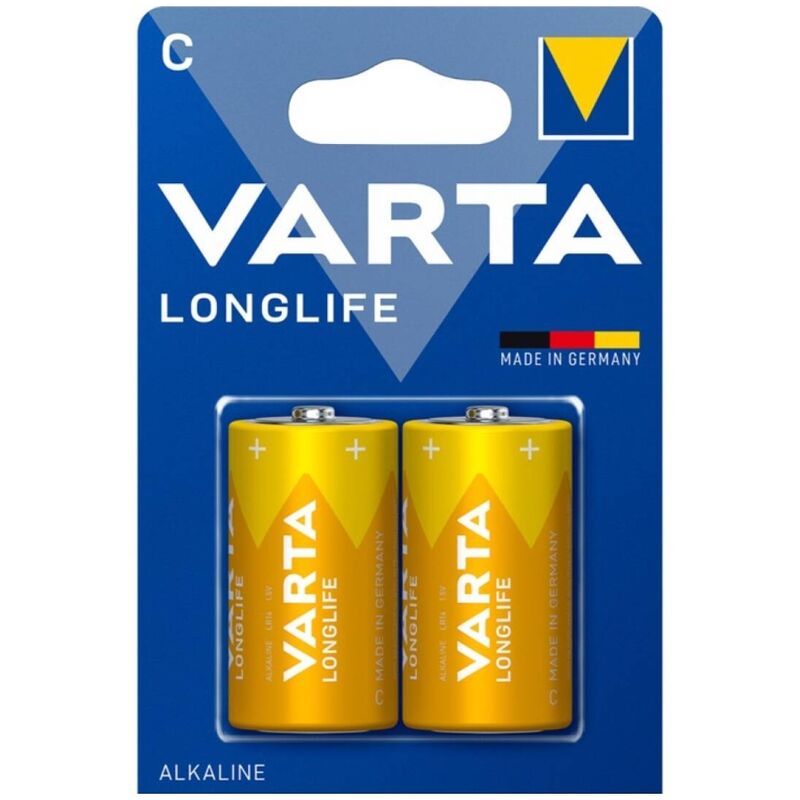 C LR14 alkalinebatterij met langdurige prestaties voor apparaten met een hoog energieverbruik VARTA