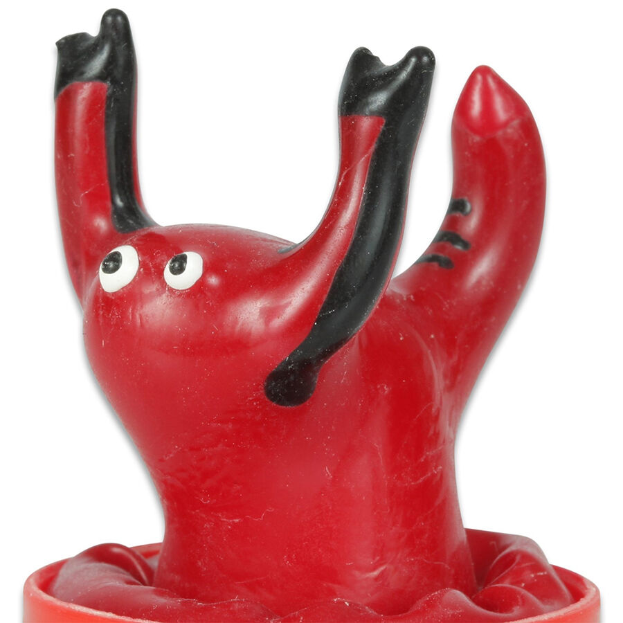 CONDOMERIE handbeschilderd noveltycondoom Red Scorpio