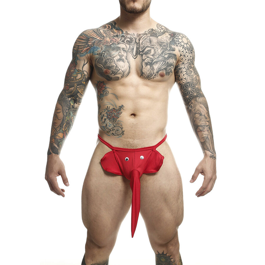 Olifantenstring in rood met stretchcomfort en comfortabele pasvorm MOB