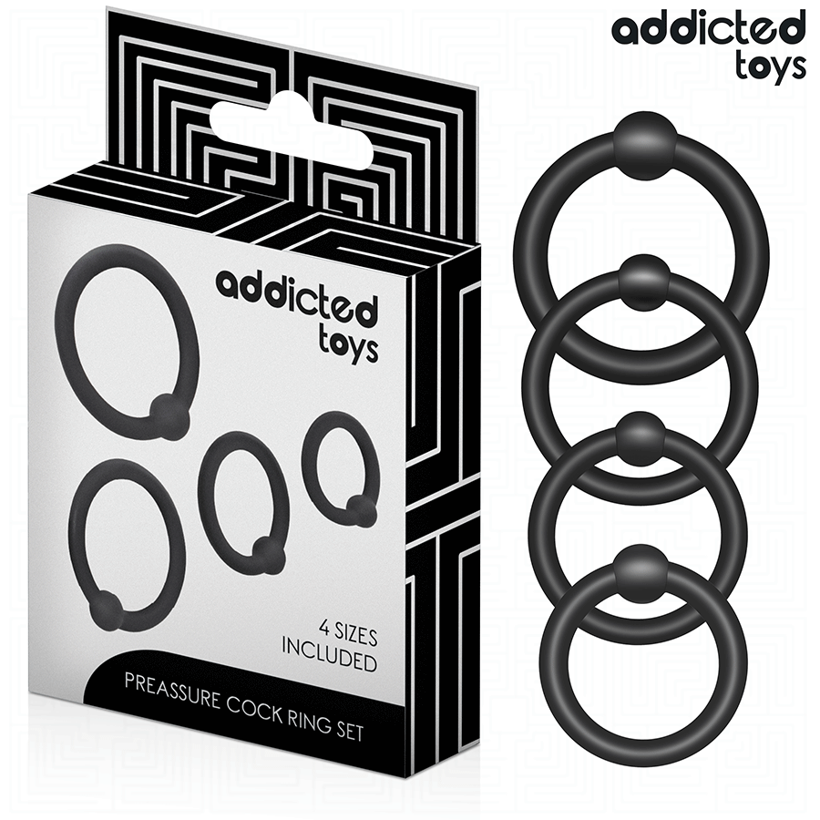 ADDICTED TOYS set siliconenringen