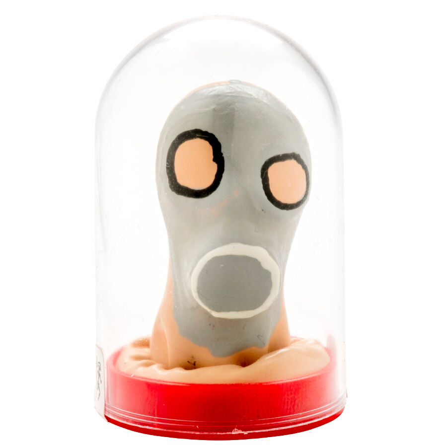 CONDOMERIE handbeschilderd noveltycondoom Gas Mask