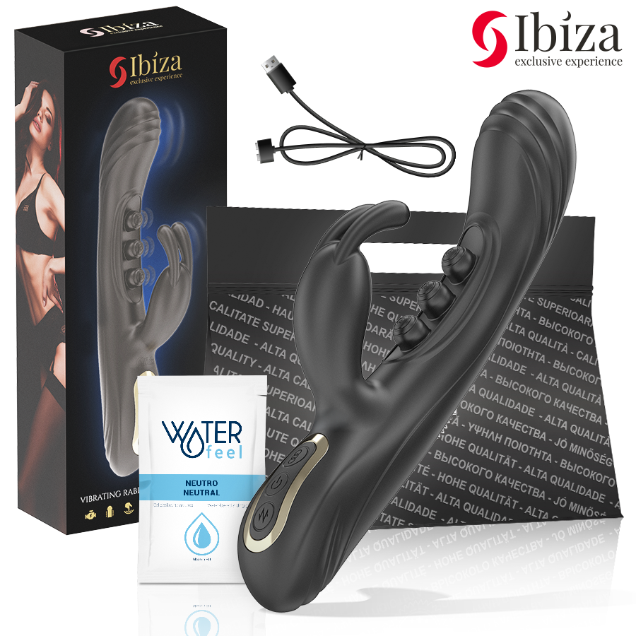 Rabbit G punt vibrator met dubbele motor en pulsaties voor sterke stimulatie, IBIZA