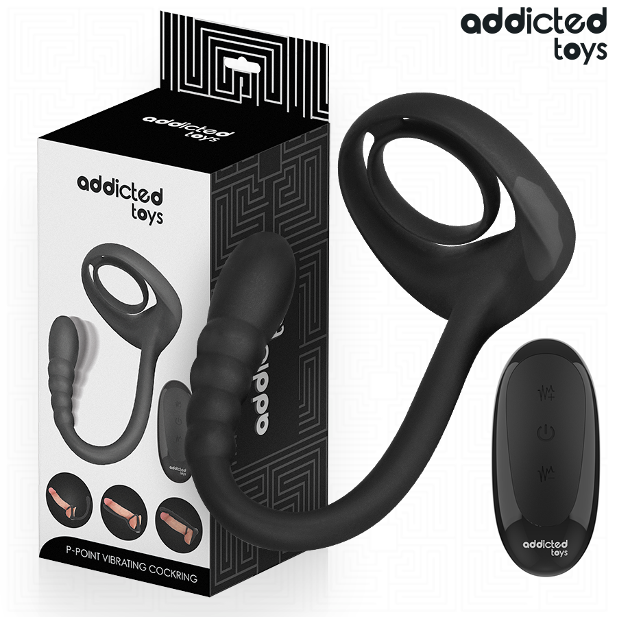 Addicted Toys P-spot vibrerende ring met afstandsbediening