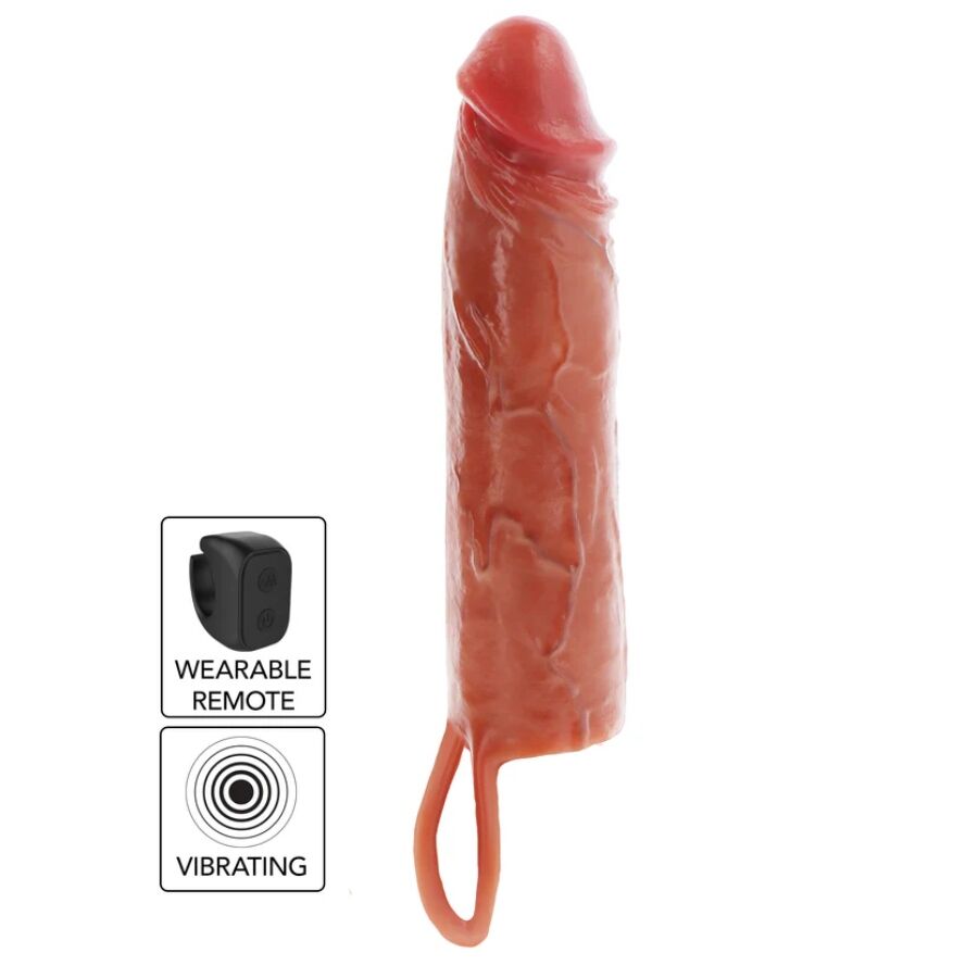 GET REAL Hydrated Skin vibrerende penishuls 20 cm