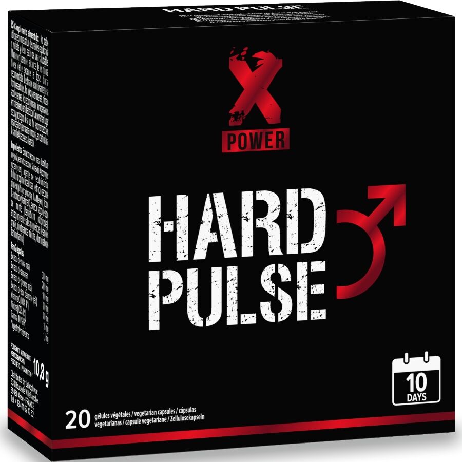 Xpower Hard Pulse Expresskuur Van 10 Dagen, Meer Erectie En Uithoudingsvermogen, 20 Capsules