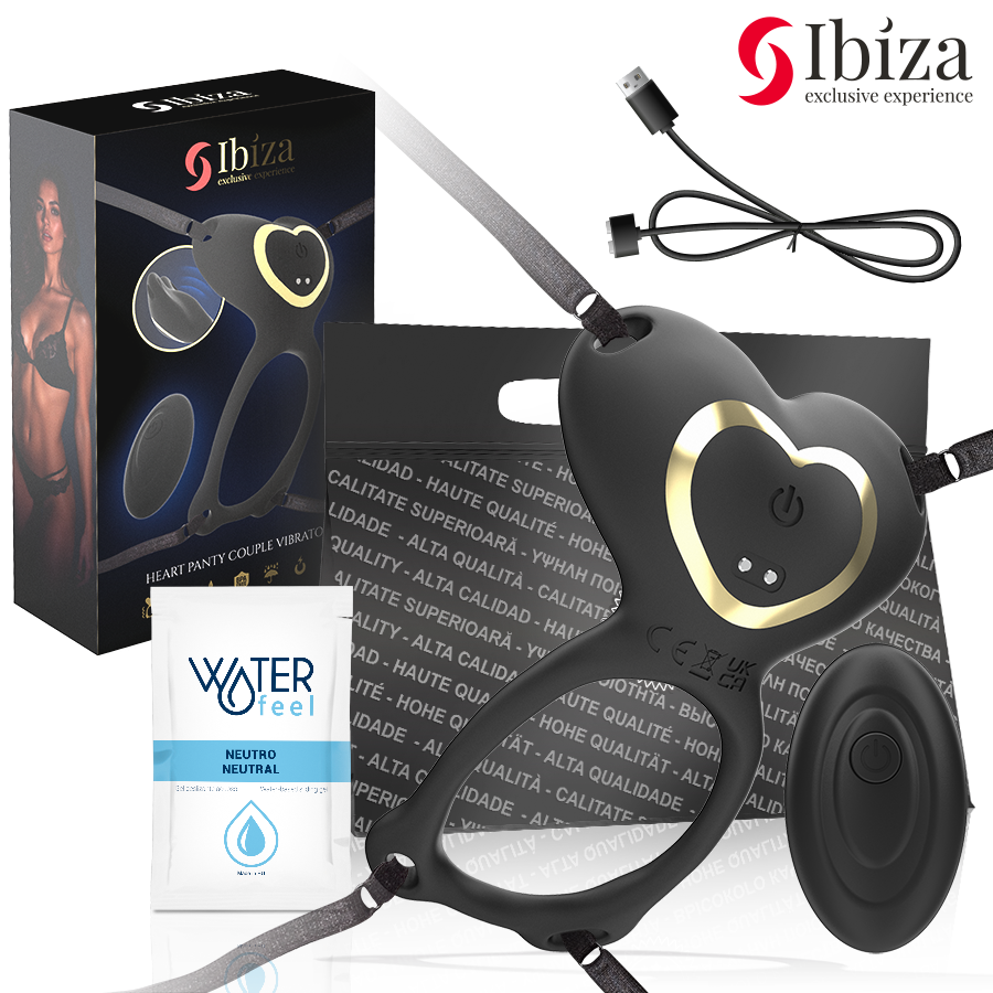 Ibiza, Hartvormige Partnerpantyvibrator Met Afstandsbediening