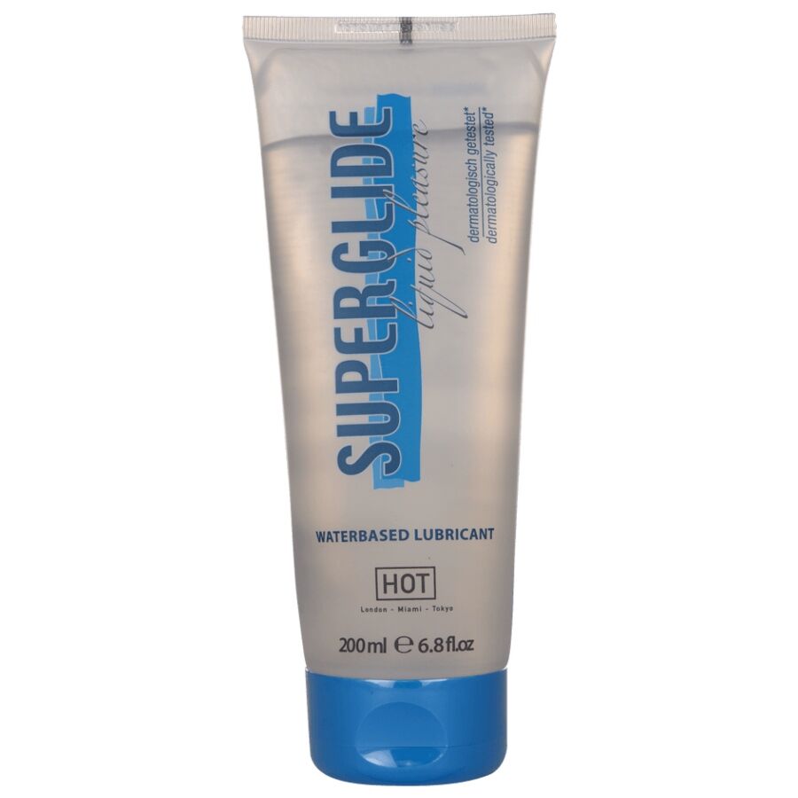 HOT Superglide glijmiddel op waterbasis 200 ml