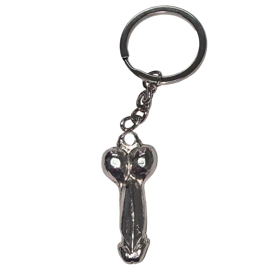 DIABLO PICANTE zilverkleurige metalen sleutelhanger