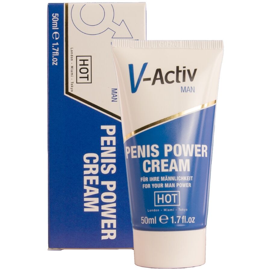 HOT V-ACTIV verzorgende crème voor mannen 50 ml