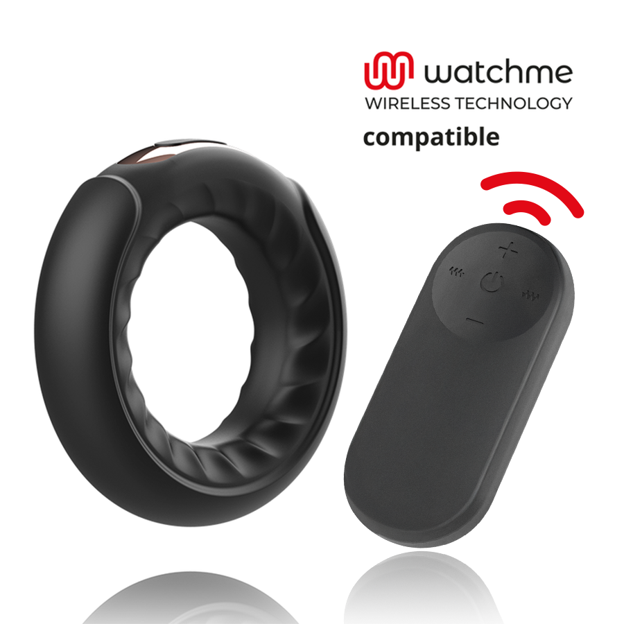 ANBIGUO Adriano vibrerende ring met Watchme-afstandsbediening