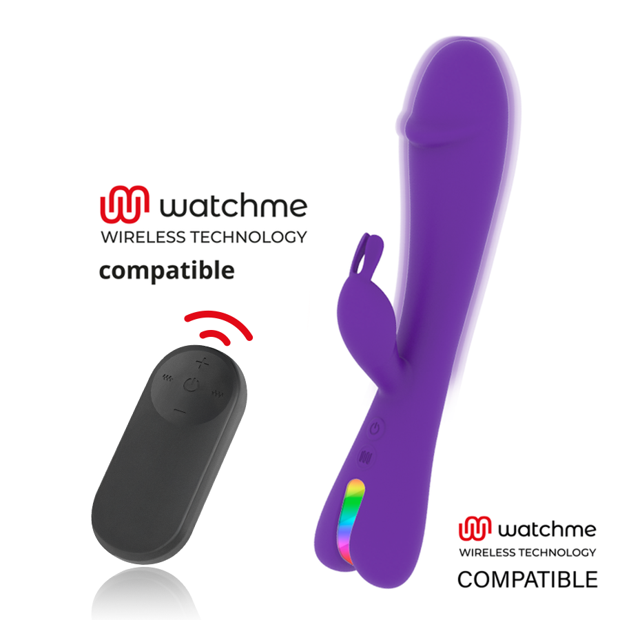 MR. BOSS Aitor konijnenvibrator met Watchme afstandsbediening