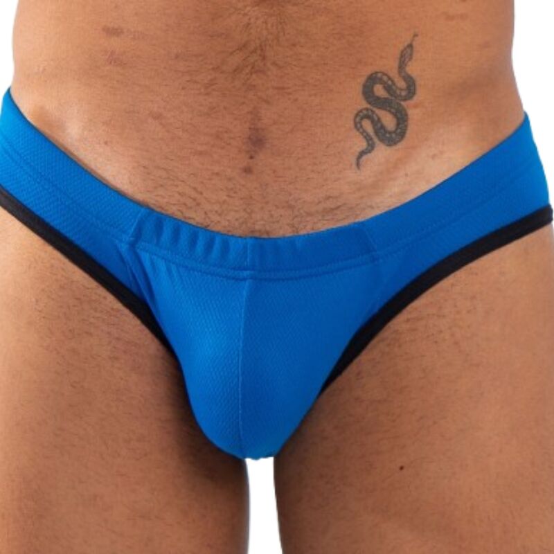 BURN 018 herenslip in blauw