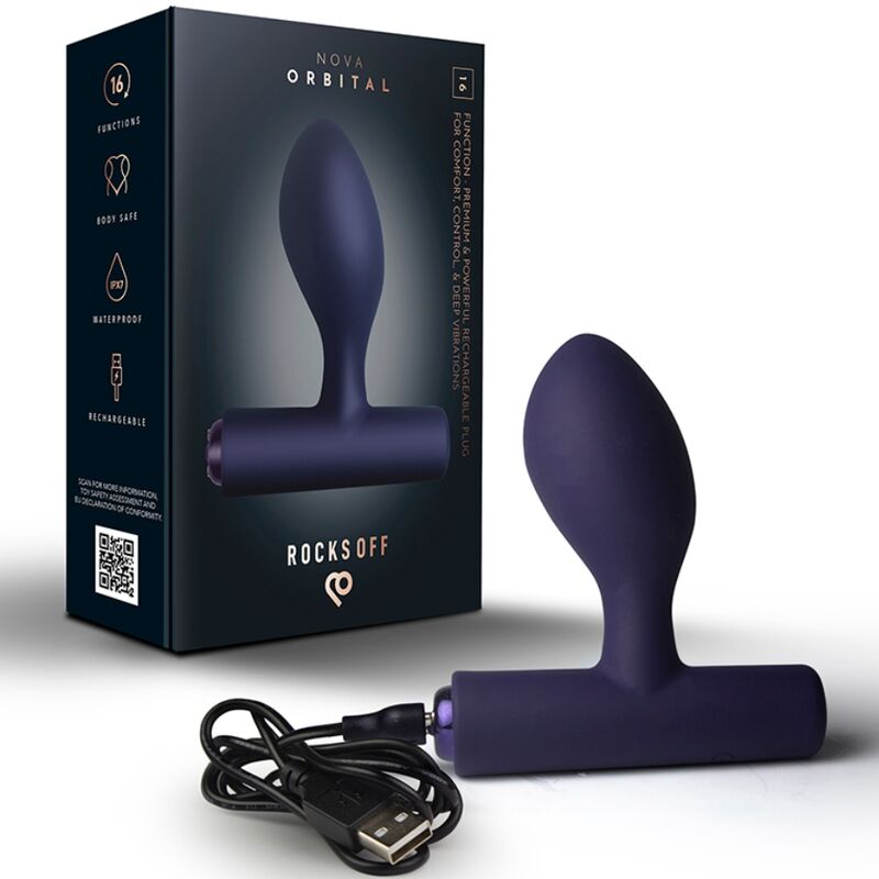 ROCKS-OFF Nova Orbital oplaadbare anale vibrator