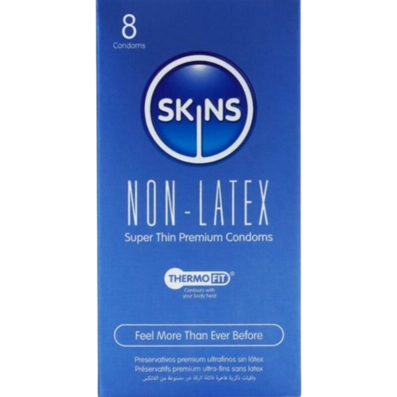 SKINS latexvrije condooms, 8 stuks
