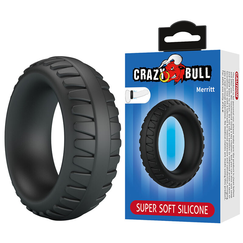 Crazy Bull Merritt cockring van siliconen