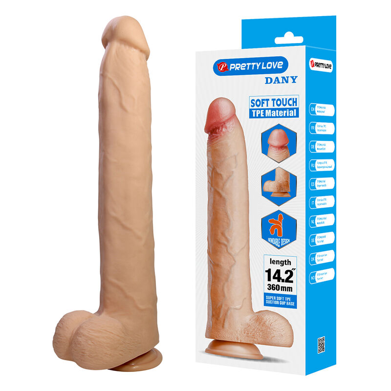 Pretty Love Dany realistische dildo met zuignap