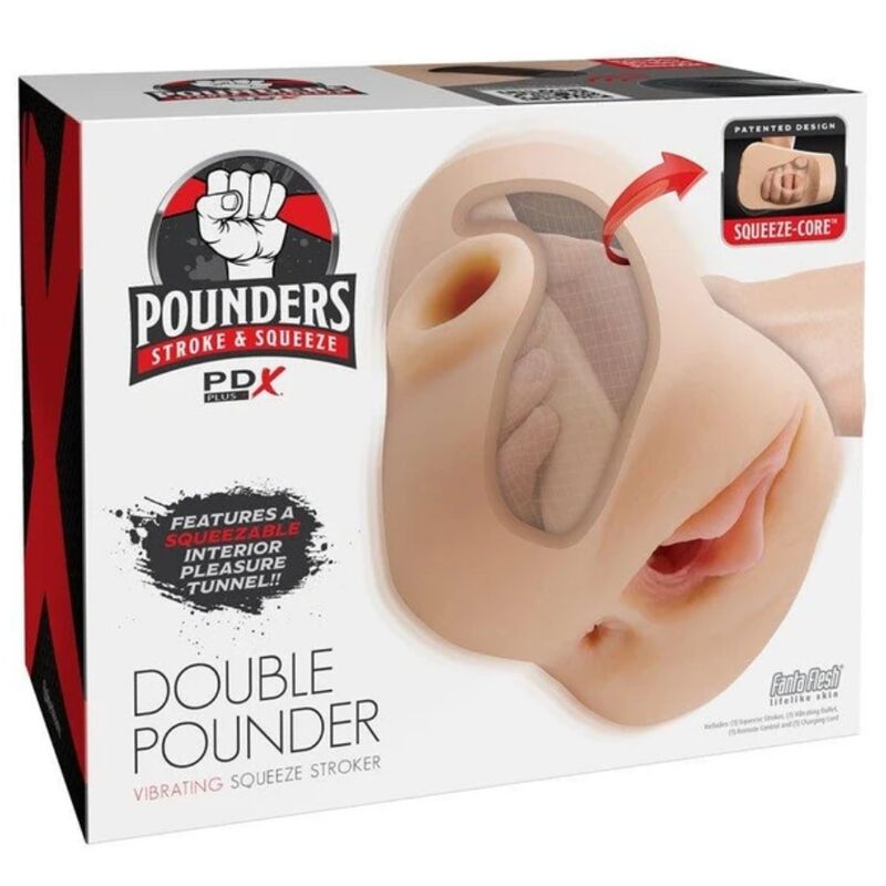 PDX PLUS Double Pounder vibrerende stroker