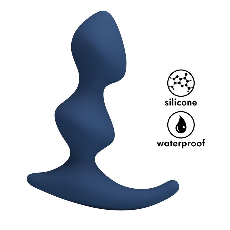 MR PLAY ergonomische blauwe anale plug