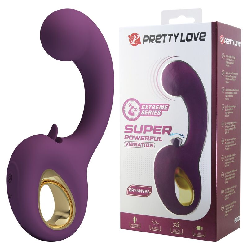 Pretty Love Brynnlee vibrator met orale stimulator