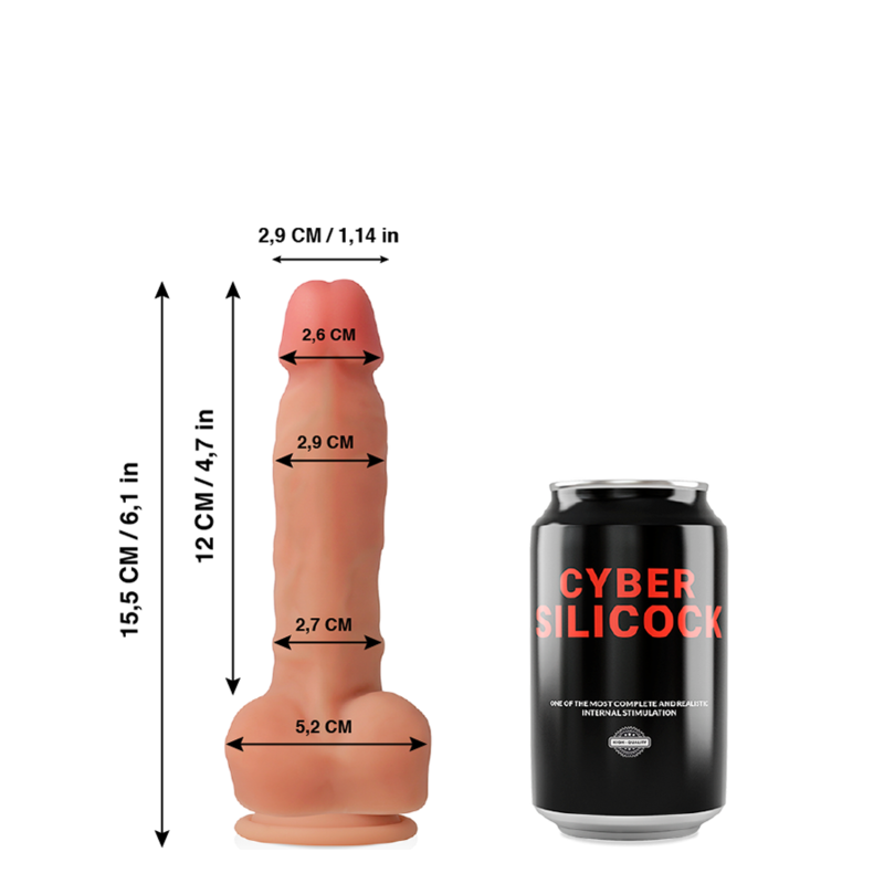 CYBER SILICOCK Ansel realistische dildo