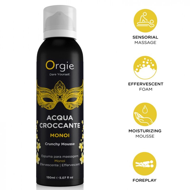 ORGIE Acqua Croccante Monoi Crunchy Massage Mousse 150 ml