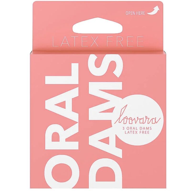 LOOVARA latexvrije oral dams, 3 stuks