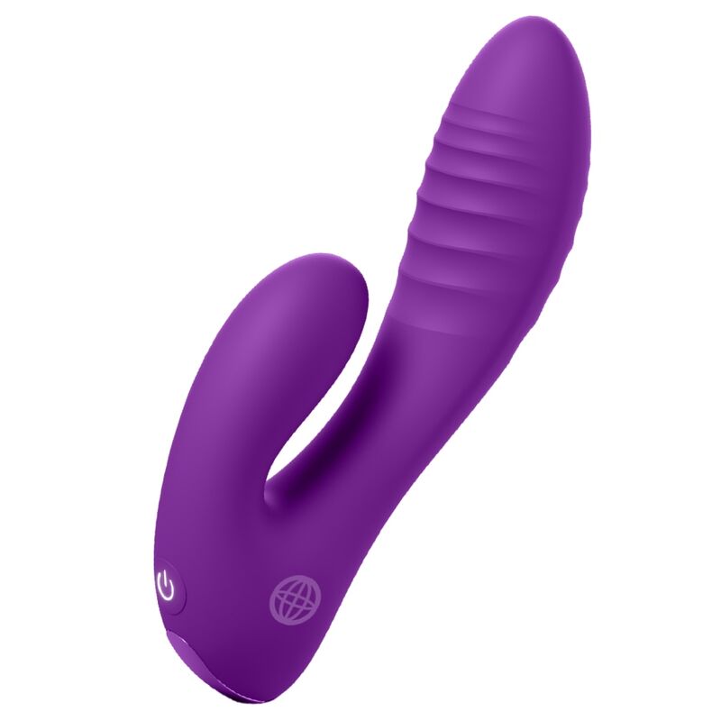 Fantasy For Her Secret Lover Dubbelzijdige Vibrator, G Spot En Clitoris, Oplaadbaar, Paars