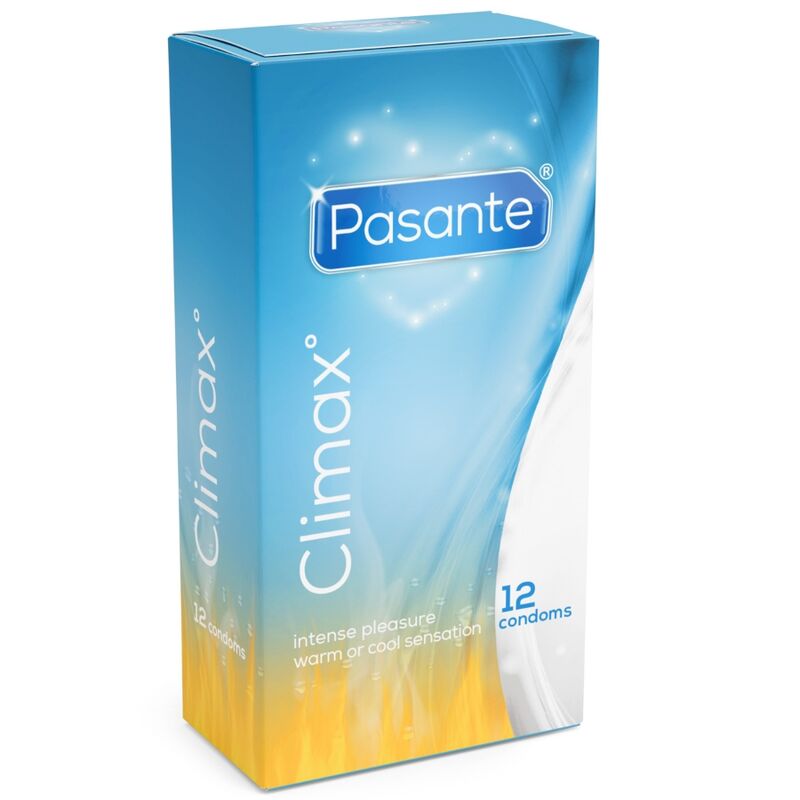Pasante Climax condooms met warmte en verkoelend effect