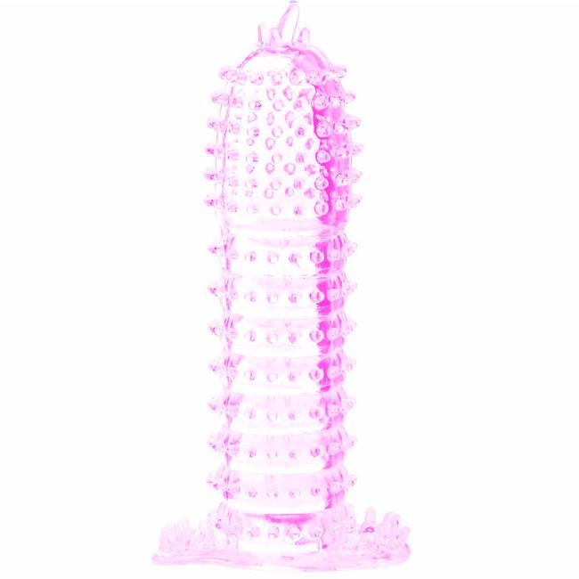 BAILE penis sleeve met roze stimulatiepunten
