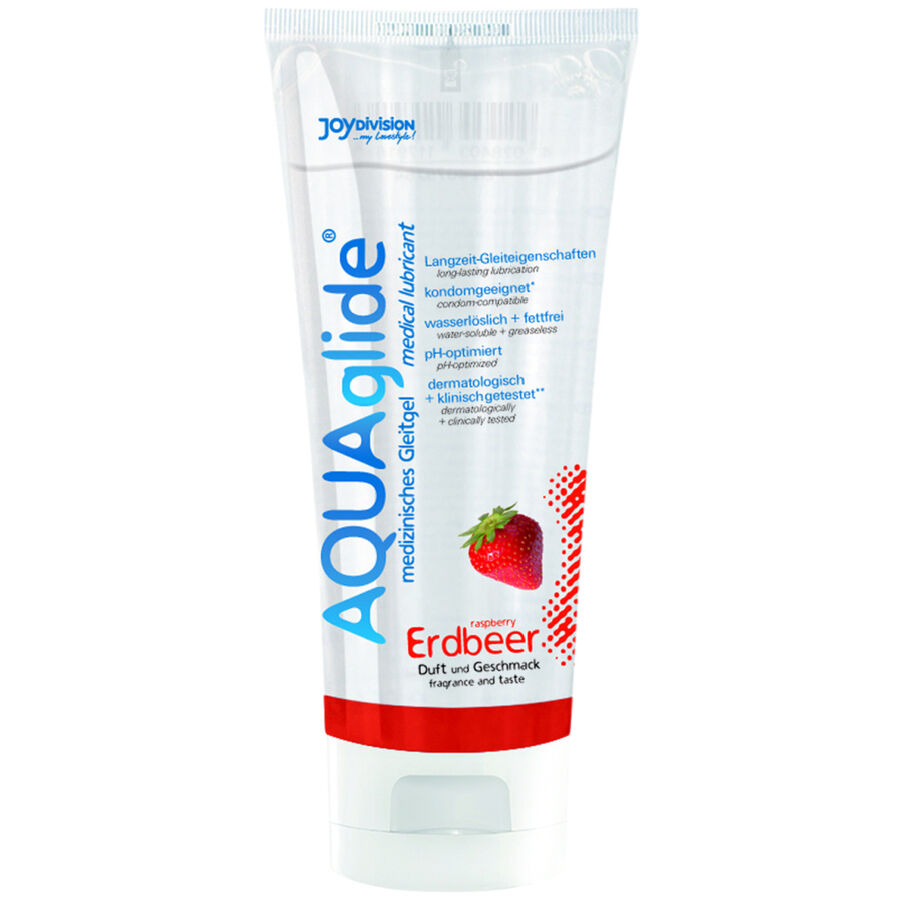 JOYDIVISION AQUAglide aardbei glijmiddel 100 ml