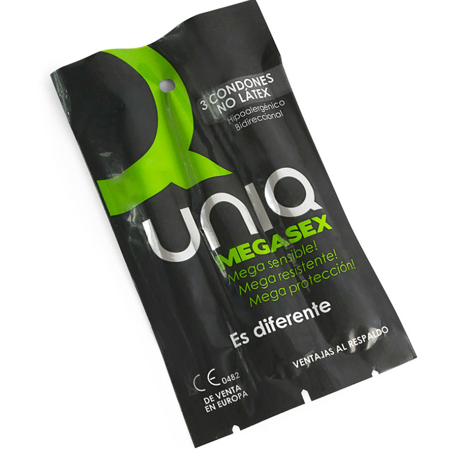 UNIQ MEGASEX latexvrije condooms