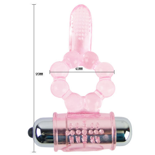 BAILE siliconen ring met dubbele stimulatie