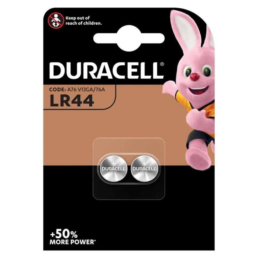 LR44 knoopcelbatterij met betrouwbare lange gebruiksduur voor kleine apparaten DURACELL