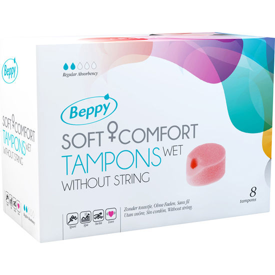 BEPPY Soft Comfort tampons Wet, 8 stuks