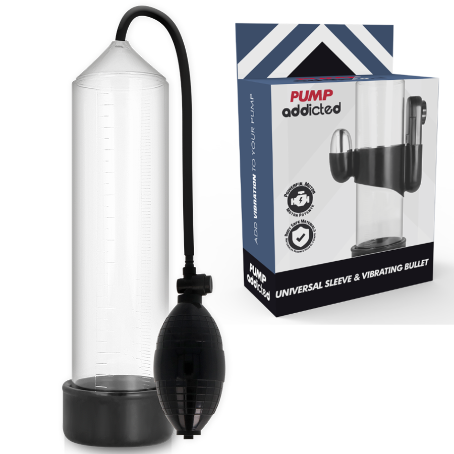 PUMP ADDICTED RX3 transparante vibrator