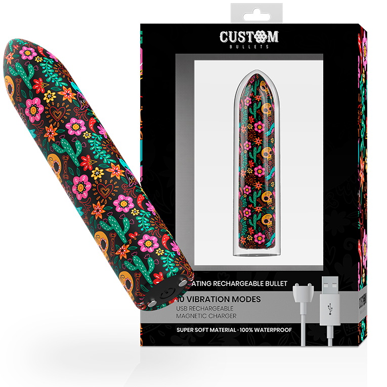 CUSTOM BULLETS oplaadbare bullet met schedelprint